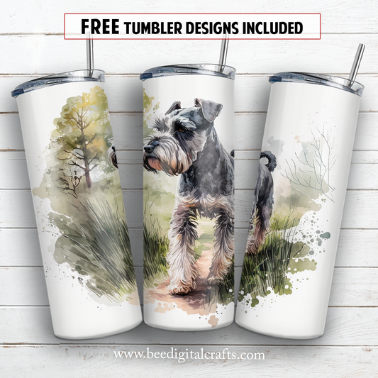 20 oz skinny tumbler sublimation design