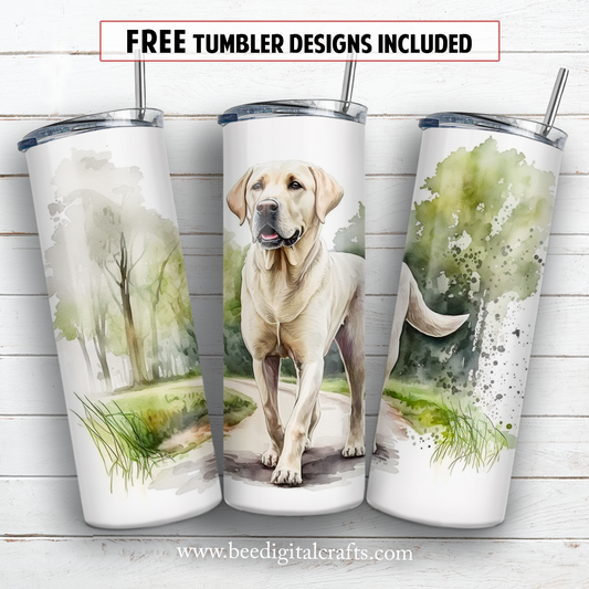 20 oz skinny tumbler sublimation design