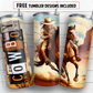 20 oz skinny tumbler sublimation design