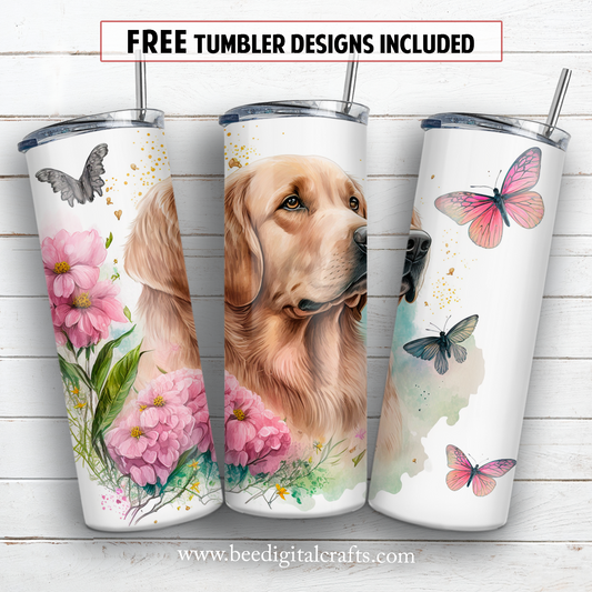 20 oz skinny tumbler sublimation design