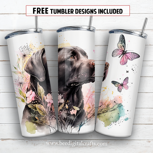 20 oz skinny tumbler sublimation design