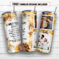 20 oz skinny tumbler sublimation design