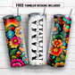 20 oz skinny tumbler sublimation design