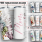 20 oz skinny tumbler sublimation design