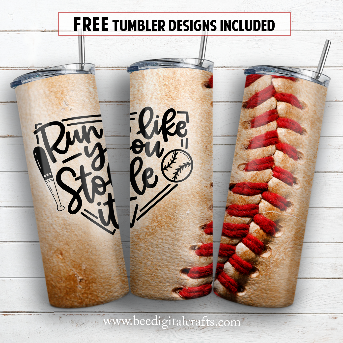 20 oz skinny tumbler sublimation design