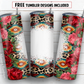 20 oz skinny tumbler sublimation design