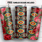 20 oz skinny tumbler sublimation design