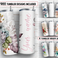 20 oz skinny tumbler sublimation design