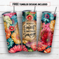 20 oz skinny tumbler sublimation design