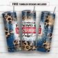 20 oz skinny tumbler sublimation design