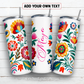 20 oz skinny tumbler sublimation design