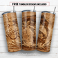 20 oz skinny tumbler sublimation design