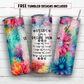 20 oz skinny tumbler sublimation design