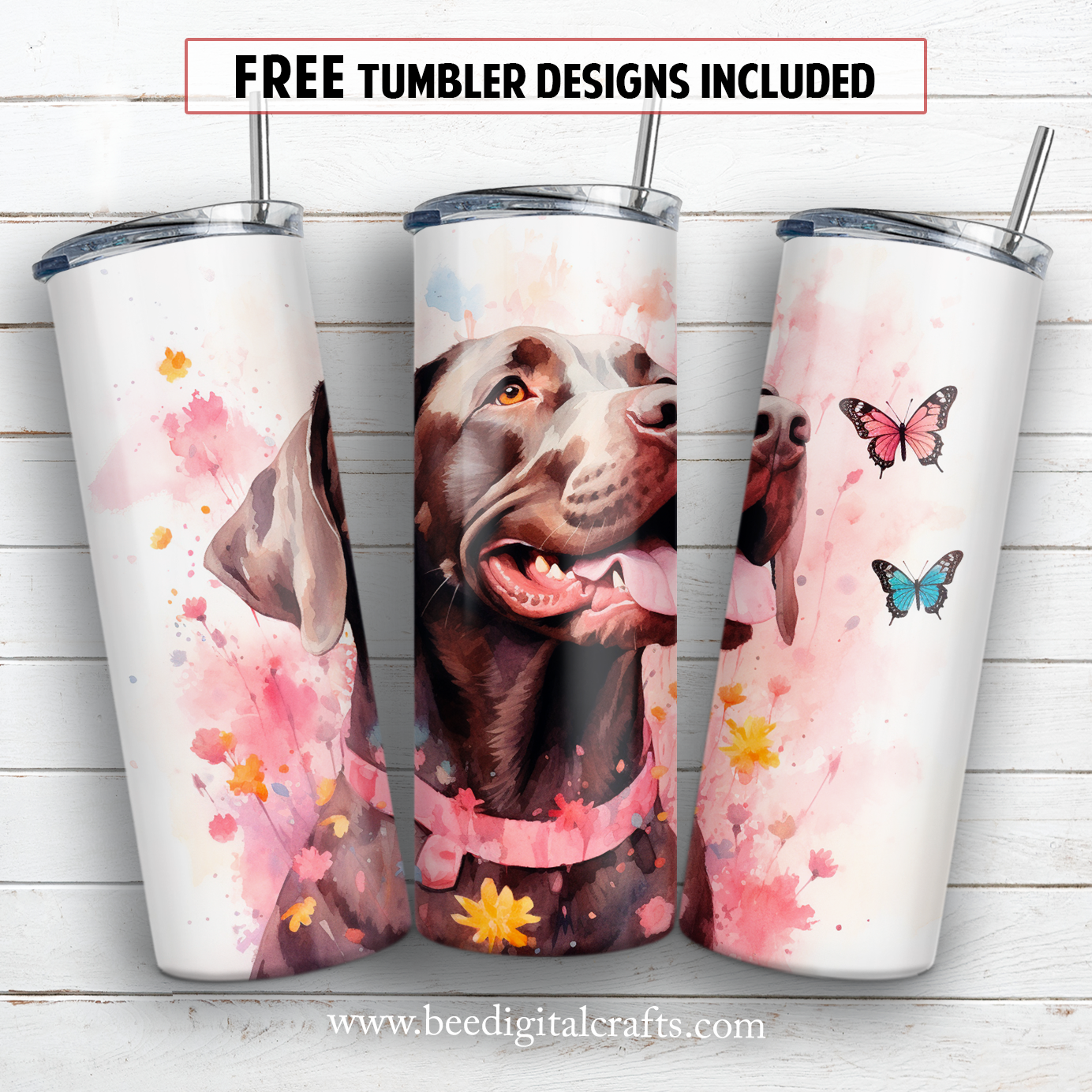 20 oz skinny tumbler sublimation design