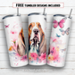 20 oz skinny tumbler sublimation design