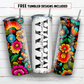 20 oz skinny tumbler sublimation design