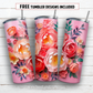 20 oz skinny tumbler sublimation design