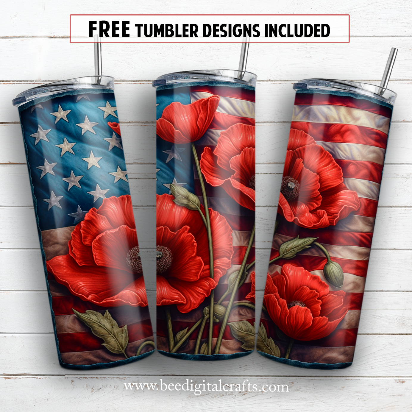 20 oz skinny tumbler sublimation design