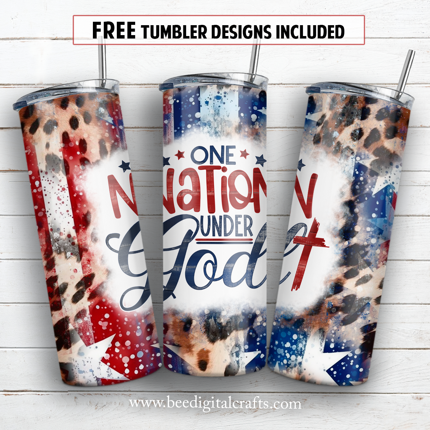 20 oz skinny tumbler sublimation design