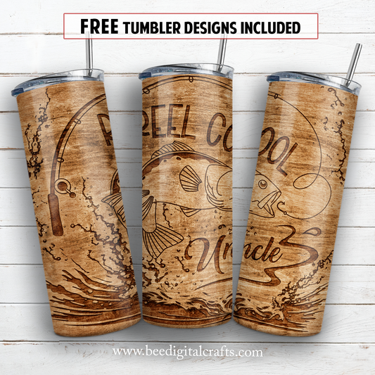 20 oz skinny tumbler sublimation design