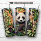 20 oz skinny tumbler sublimation design