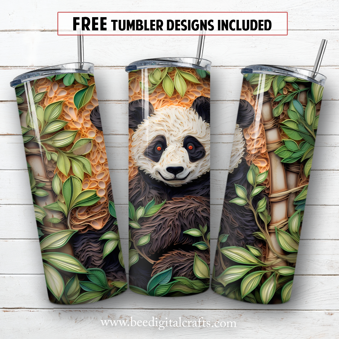 20 oz skinny tumbler sublimation design