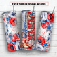 20 oz skinny tumbler sublimation design