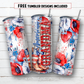 20 oz skinny tumbler sublimation design