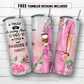 20 oz skinny tumbler sublimation design