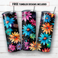 20 oz skinny tumbler sublimation design