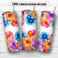 20 oz skinny tumbler sublimation design