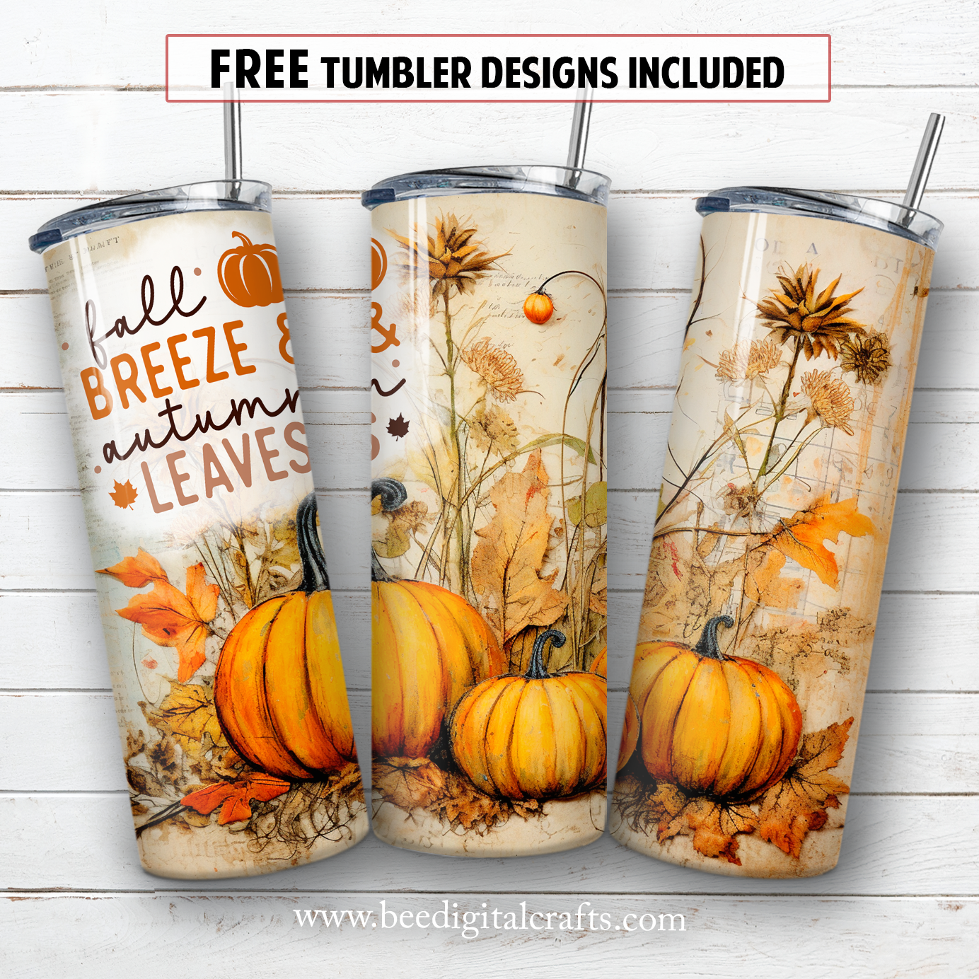 20 oz skinny tumbler sublimation design