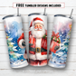 20 oz skinny tumbler sublimation design