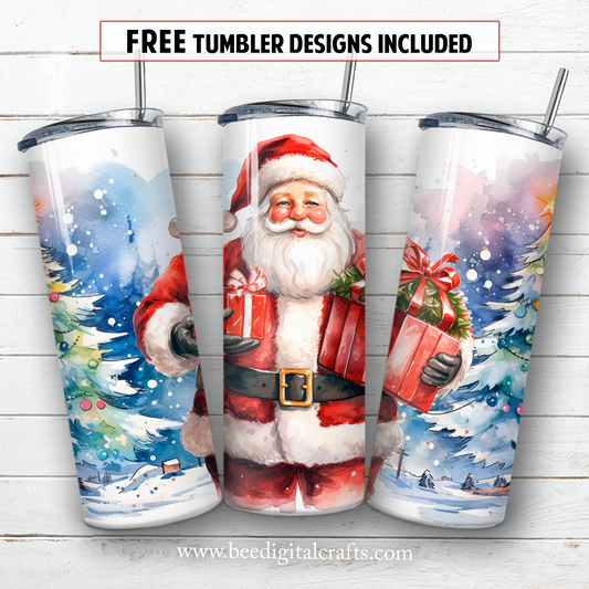 20 oz skinny tumbler sublimation design