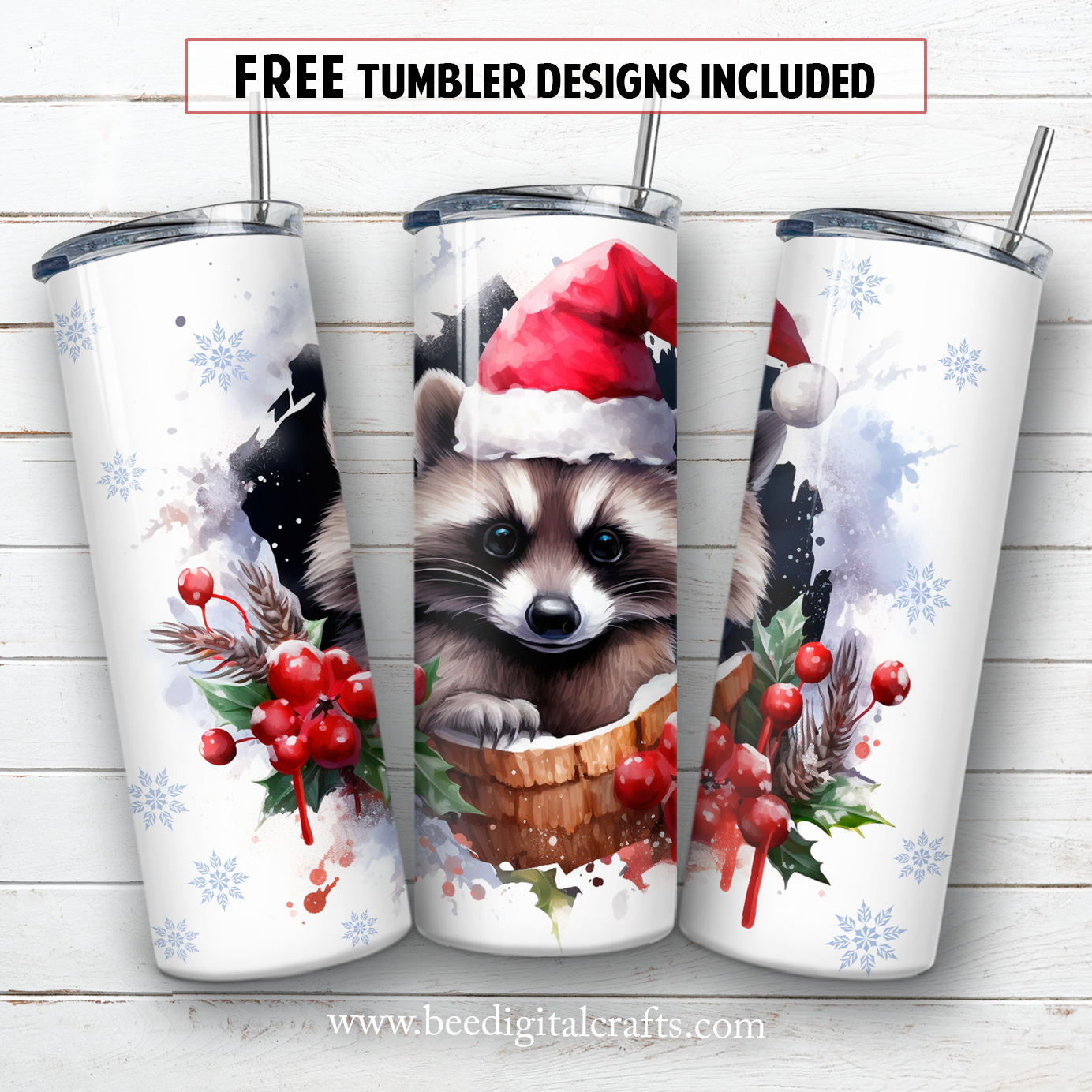 20 oz skinny tumbler sublimation design