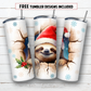 20 oz skinny tumbler sublimation design