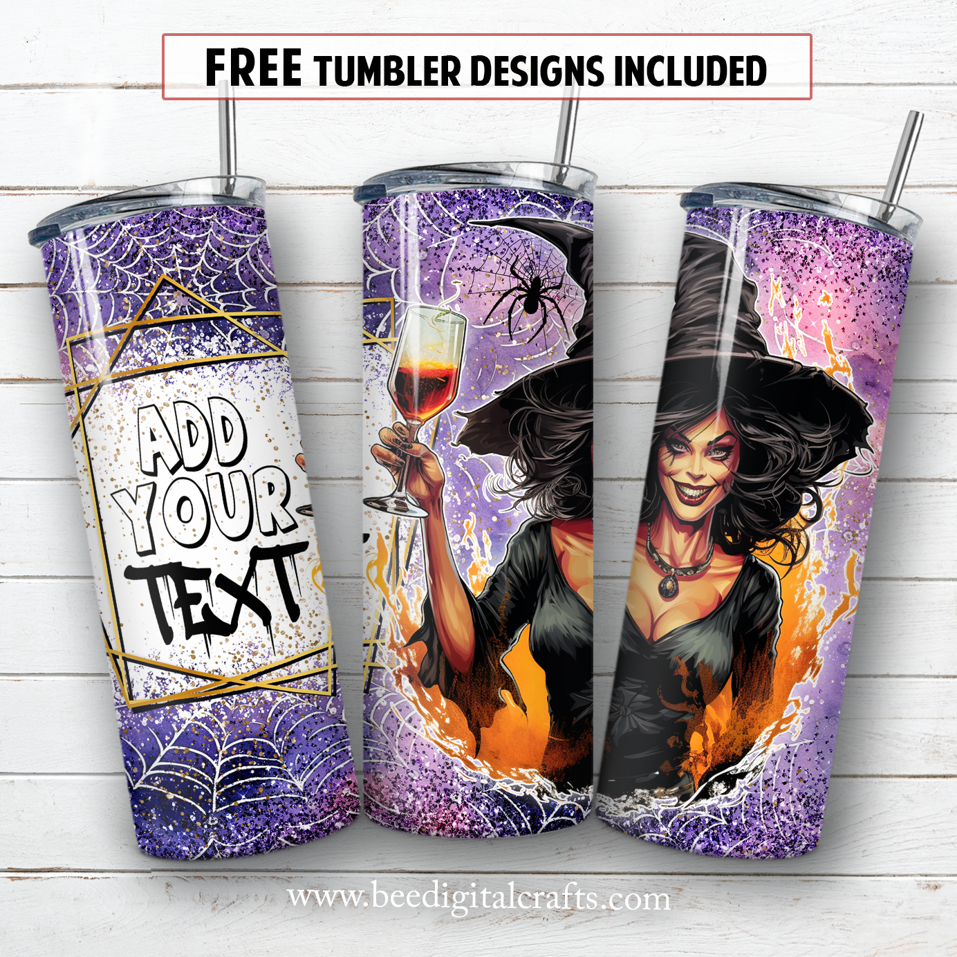 20 oz skinny tumbler sublimation design