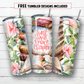 20 oz skinny tumbler sublimation design