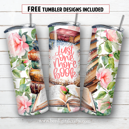 20 oz skinny tumbler sublimation design