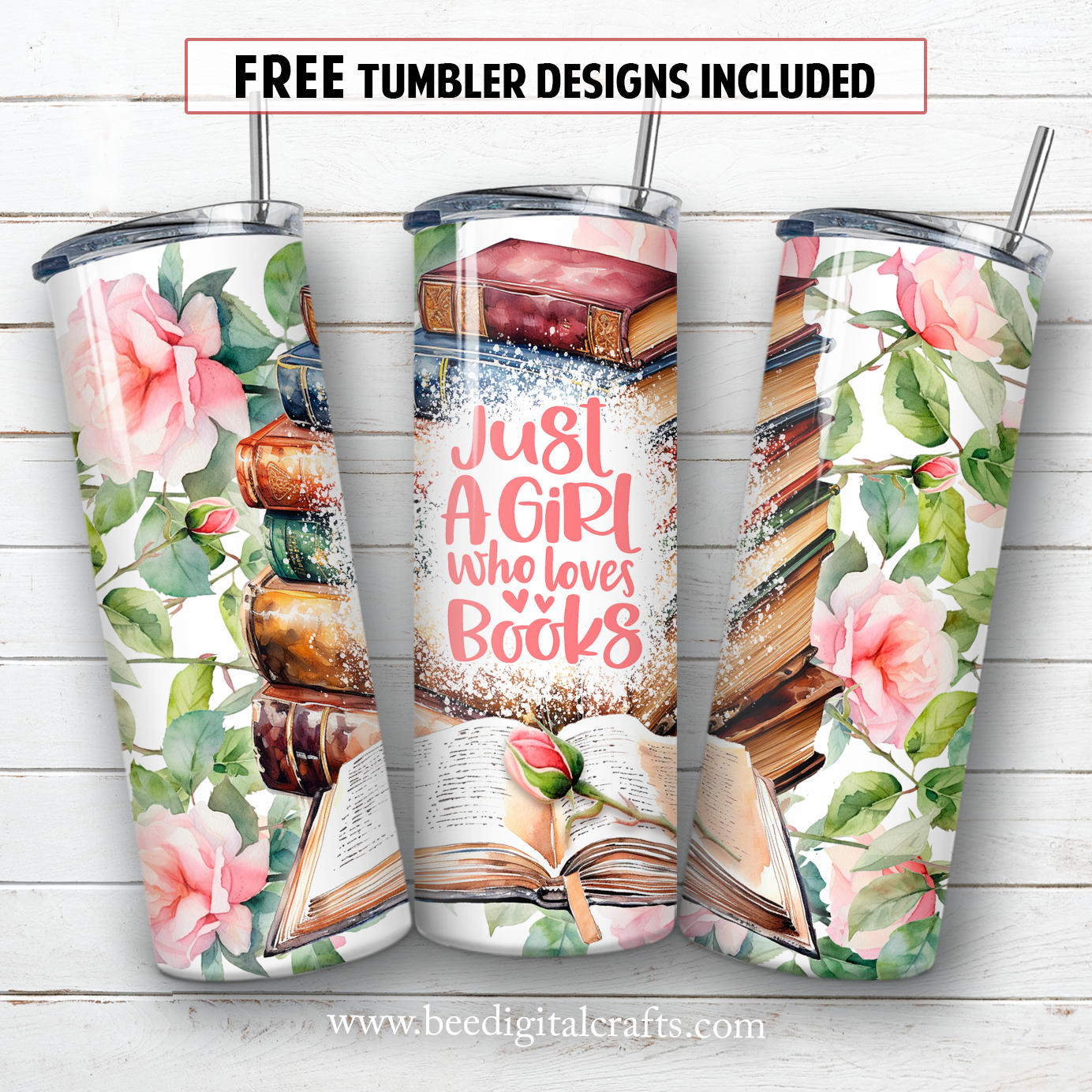 20 oz skinny tumbler sublimation design