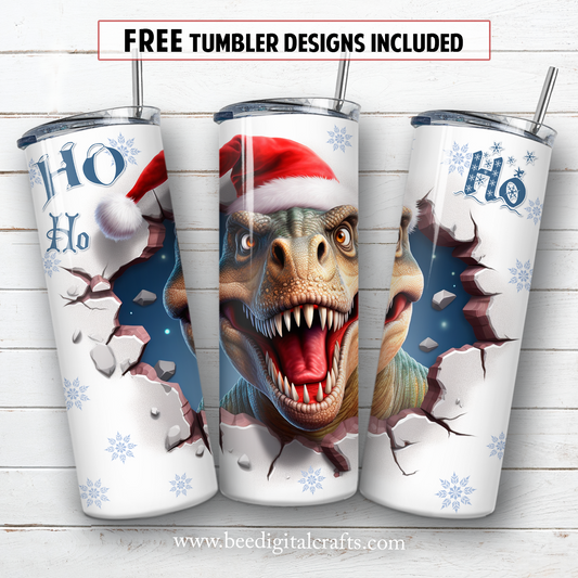 20 oz skinny tumbler sublimation design