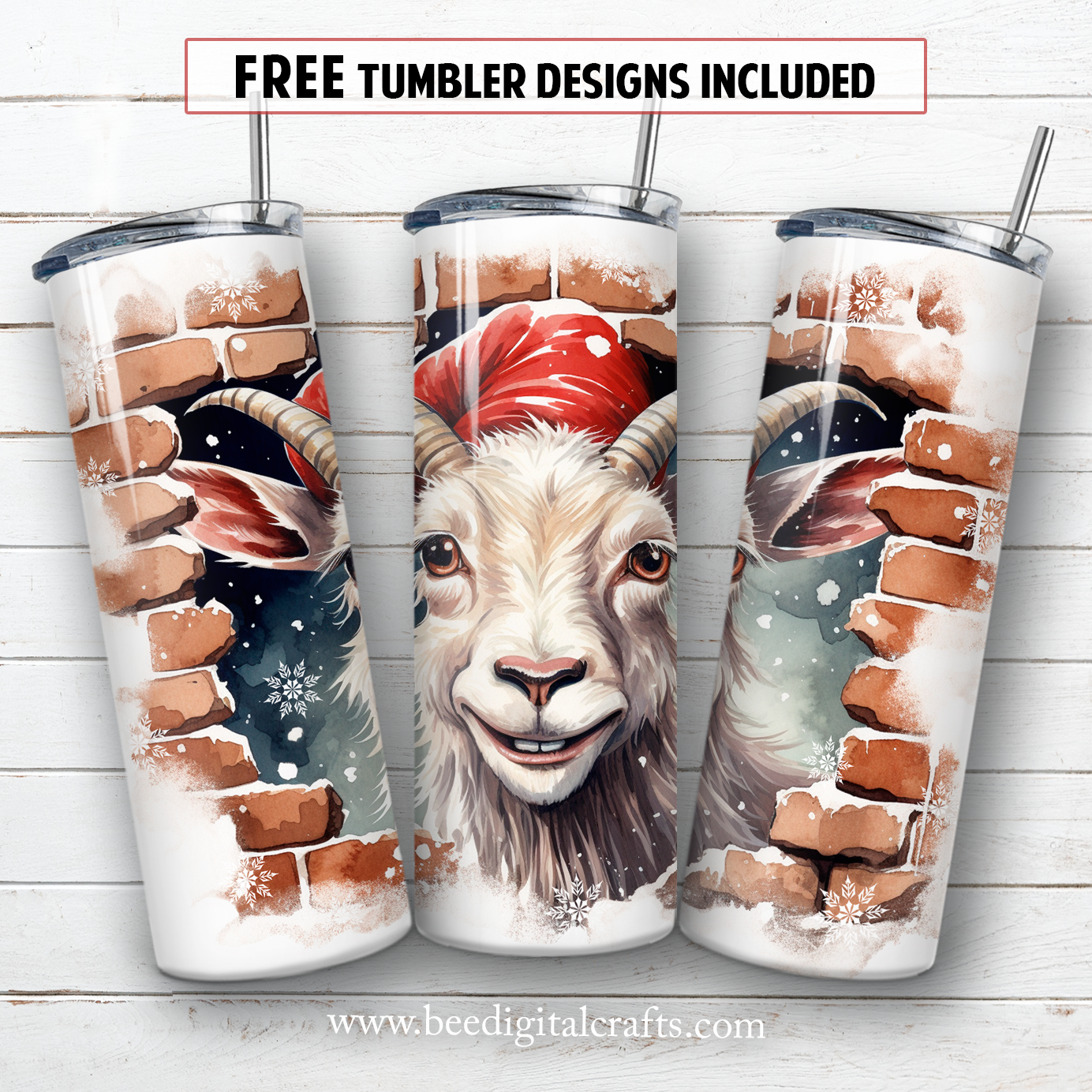 20 oz skinny tumbler sublimation design