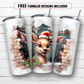 20 oz skinny tumbler sublimation design