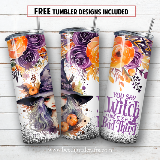 20 oz skinny tumbler sublimation design