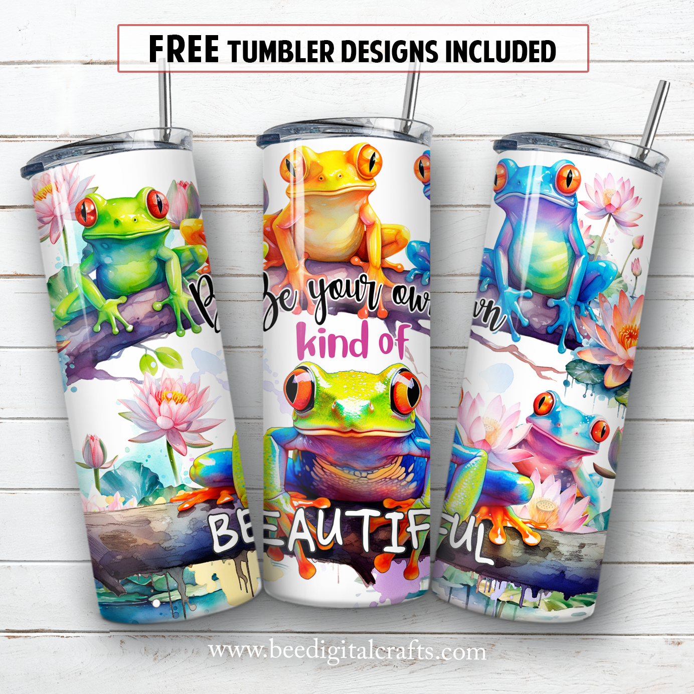 20 oz skinny tumbler sublimation design