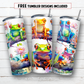 20 oz skinny tumbler sublimation design