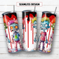 20 oz skinny tumbler sublimation design