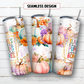 20 oz skinny tumbler sublimation design