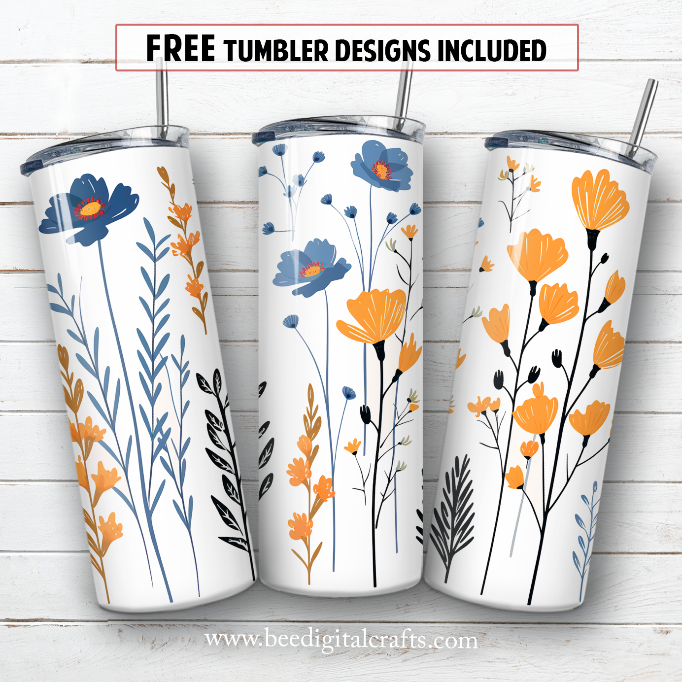 20 oz skinny tumbler sublimation design