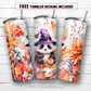 20 oz skinny tumbler sublimation design